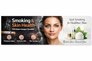 تأثیر سیگار بر سلامت پوست | چگونه مصرف دخانیات پوست شما را پیر، کدر و بیمار می‌کند؟